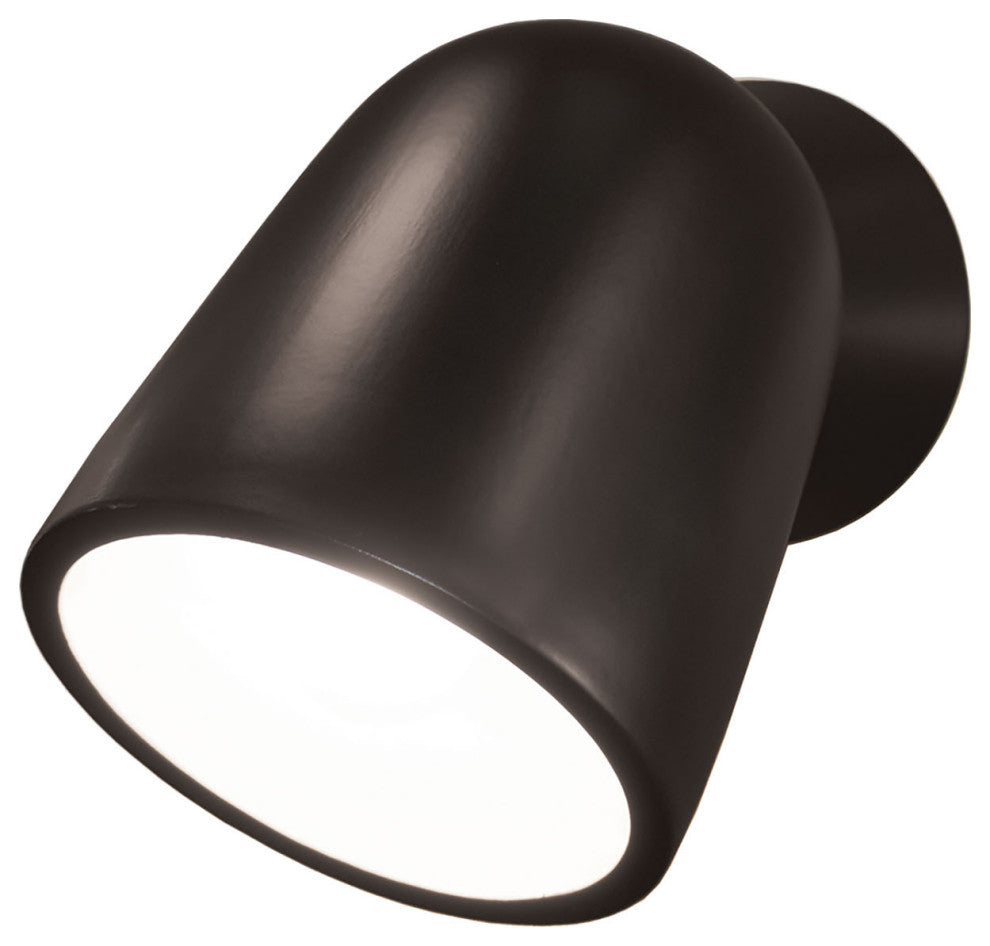 Splash Outdoor Wall Sconce, Carbon Matte Black, Integrated LED