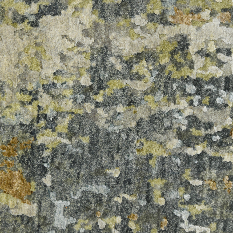 Mystique Linden Area Rug, Gray and Beige, 8' x 10', Abstract