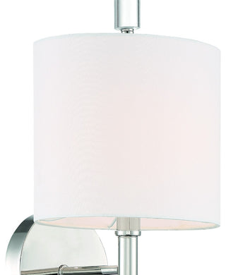 Rachel 1 Light Wall Mount in Polished Nickel