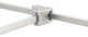 Solorail T Connector, Brushed Nickel