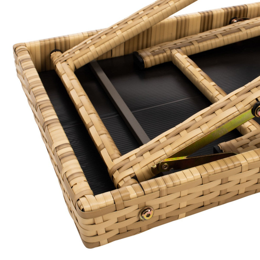 Safavieh Carew 3Pc Sun Lounger Set, Natural