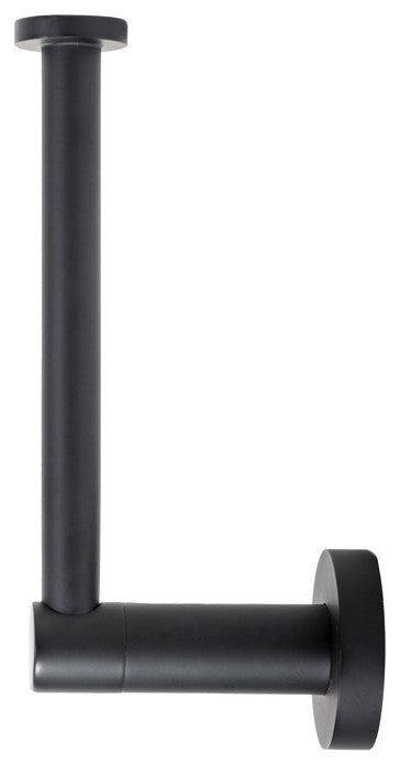 Italia Florence Series Vertical Toilet Paper Holder in Matte Black