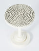 Coil Drapery Medallion Holdback, Ivory