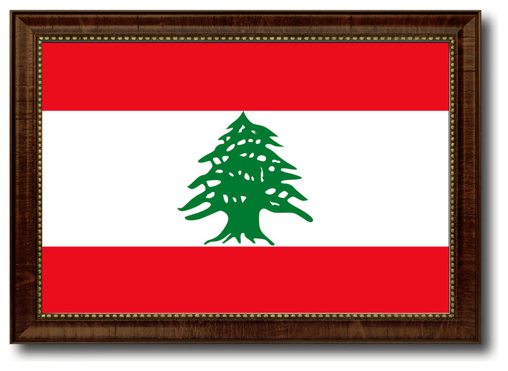 Lebanon Country Flag Canvas Print, 19"x27"