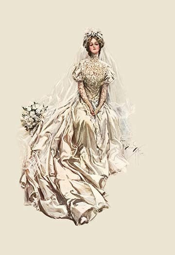 A Beautiful Bride - Fine Art Giclee Print 24" x 36"