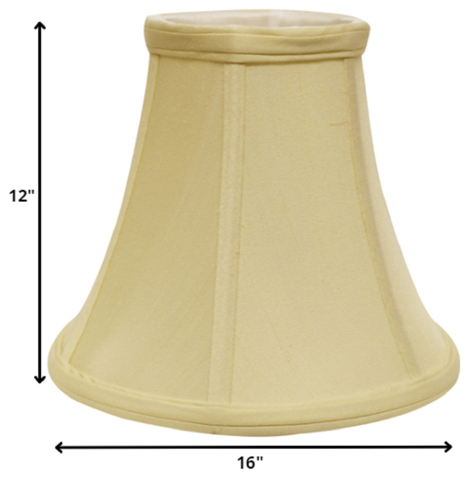 16" Antique White Premium Bell Monay Shantung Lampshade