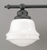 Huntley 2L Vanity Milk Glass Oil Rubbed Bronze