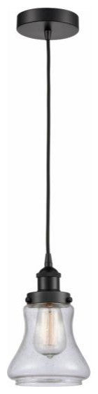 Innovations 616-1PH-BK-G194 1-Light Mini Pendant, Matte Black