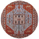 Ahgly Company Indoor Round Mid-Century Modern Area Rugs, 5' Round