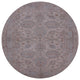 Ahgly Company Indoor Round Mid-Century Modern Area Rugs, 4' Round