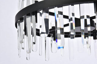 Modern Black 14-Light Pendant