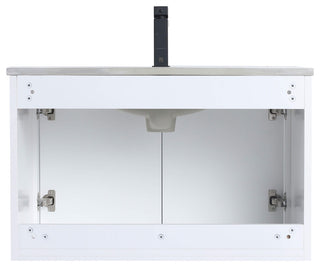 Fine Fixtures Kingsford Vanity Sink Included, White, 30", Doors