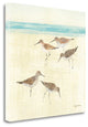 "Sandpipers Square II" By Avery Tillmon, Giclee Print on Gallery Wrap Canvas