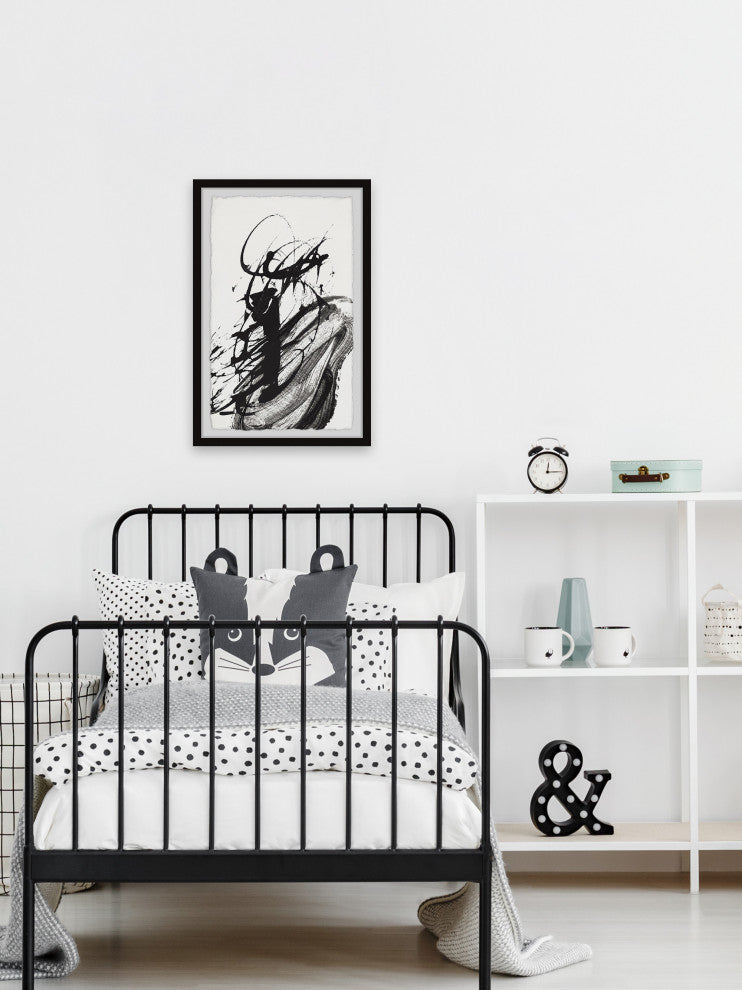 "Dark Light" Framed Painting Print, 30x45