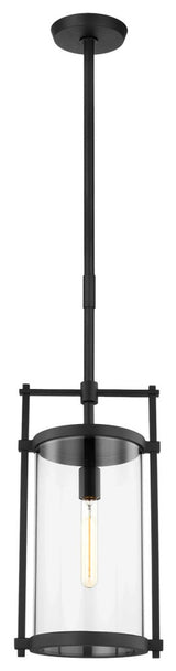 Eastham Outdoor Pendant, Textured Black