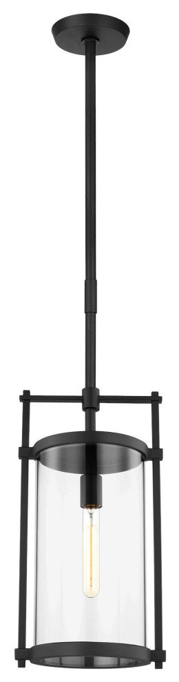 Eastham Outdoor Pendant, Textured Black
