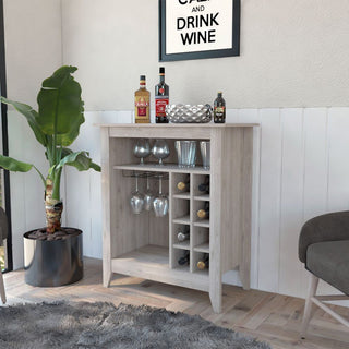 Future Bar Cabinet, Light Gray