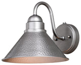 Outland 10'' Outdoor Wall Light, Brushed Pewter