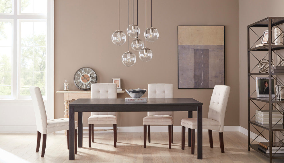 Sferra Pendant Light with Bulb, Brushed Nickel