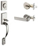 Active Handle Set, Remi Lever Interior Trim, Satin Stainless