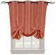 Soho Triple-Pass Single Blackout Curtain, Coral, 42"x63"