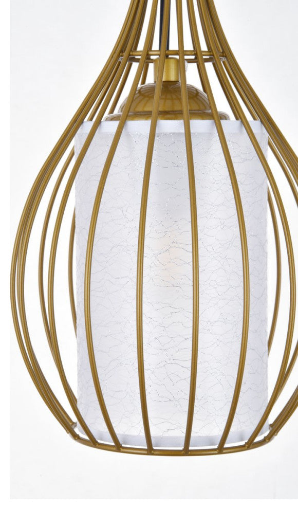 Melanie 1-Light Brass Pendant