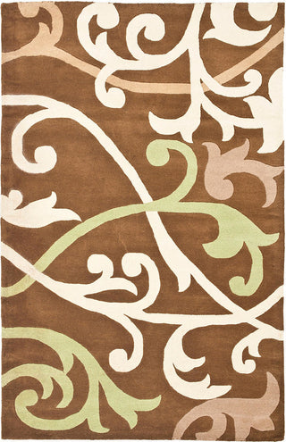 Safavieh Soho Soh256A Rug, Brown/Multi, 3'6"x5'6"