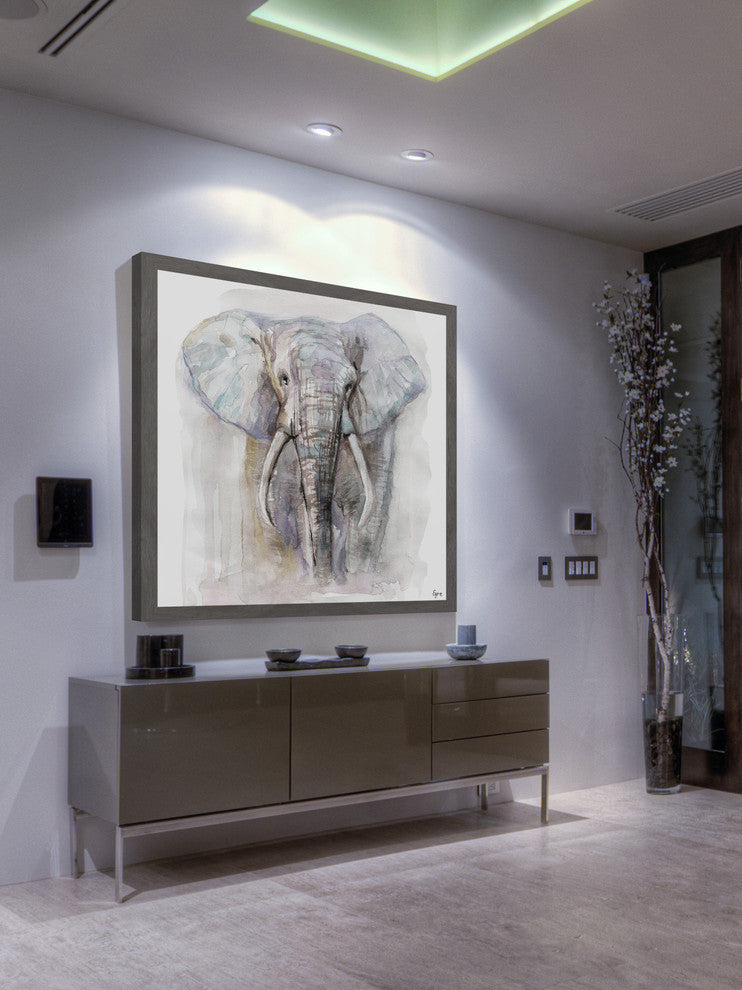 "La Memoria" Framed Painting Print, 32"x32"