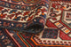 Fine Vintage Distressed Fatinah Red/Beige Runner, 5'2x10'1