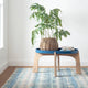 Dash & Albert Paint Chip Blue Hand Micro Hooked Wool Rug, Blue, 2' x 3'