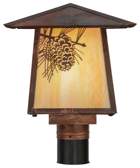 11.5Sq Stillwater Winter Pine Post Mount