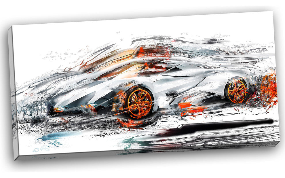 "Modern Super Car" Canvas Painting