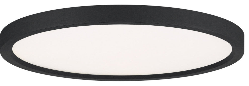 Outskirts LED Flush Mount, Earth Black