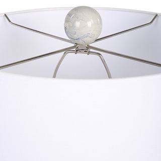 Uttermost Waves Blue and White Accent Lamp