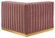 Conjure Channel Tufted Performance Velvet Left Corner Chair