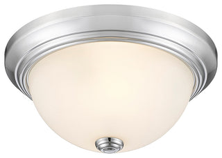 2 Light 11" Chrome Flushmount