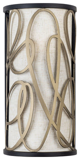 Scribble 2-Lt Sconce - Matte Black/Artifact