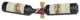 Helix Dual 5 (minimalist wall mounted metal wine rack), Golden Bronze, Standard