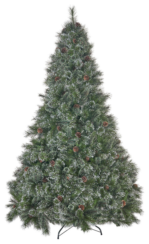 9' Cashmere and Mixed Spruce Artificial Christmas Tree, Unlit