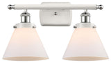 Innovations 916-2W-WPC-G41-LED 2-Light Vanity Light, White, Polished Chrome