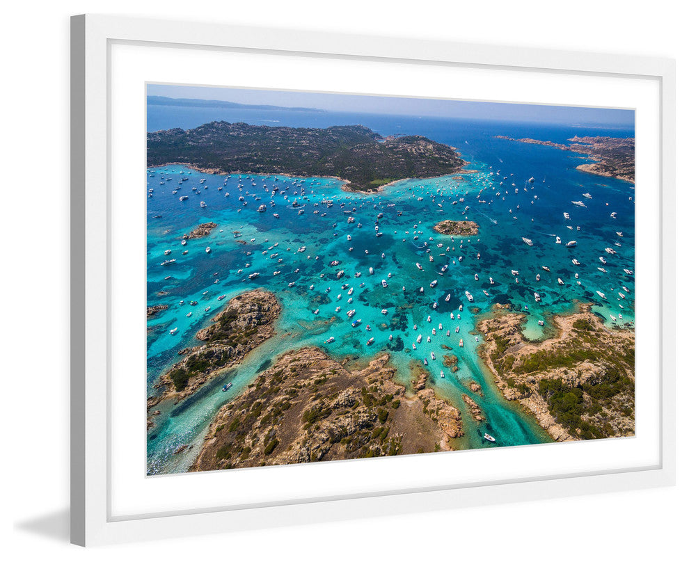 "Boat Party" Framed Painting Print