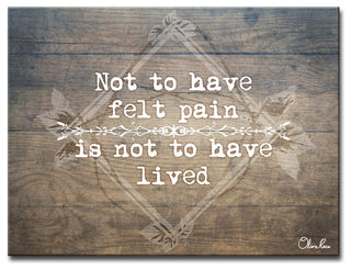 Ready2HangArt Wrapped Canvas Inspirational Wall Art, Live, 16"x20"