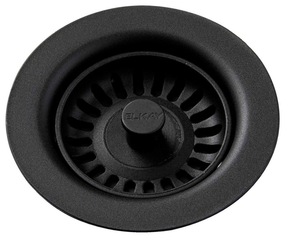 LKQS35CA Drain Fitting with Removable Basket Strainer and Stopper Caviar