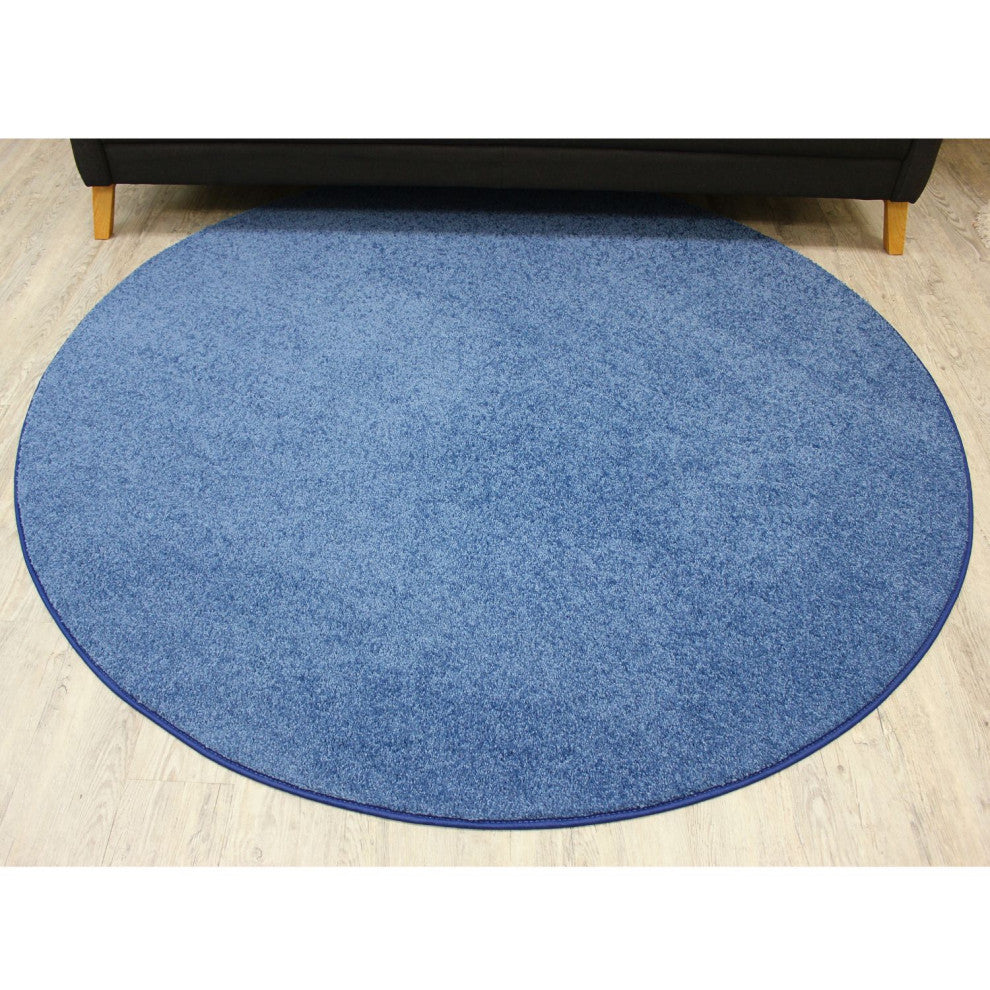 Kids Crazy Carpet Home & School Area Rugs, People Pet Friendly, Super Hero, Round 12'