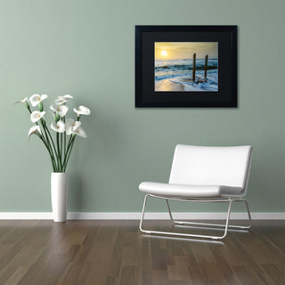 PIPA Fine Art 'Kissed by the Sea' Matted Framed Art, 14x11