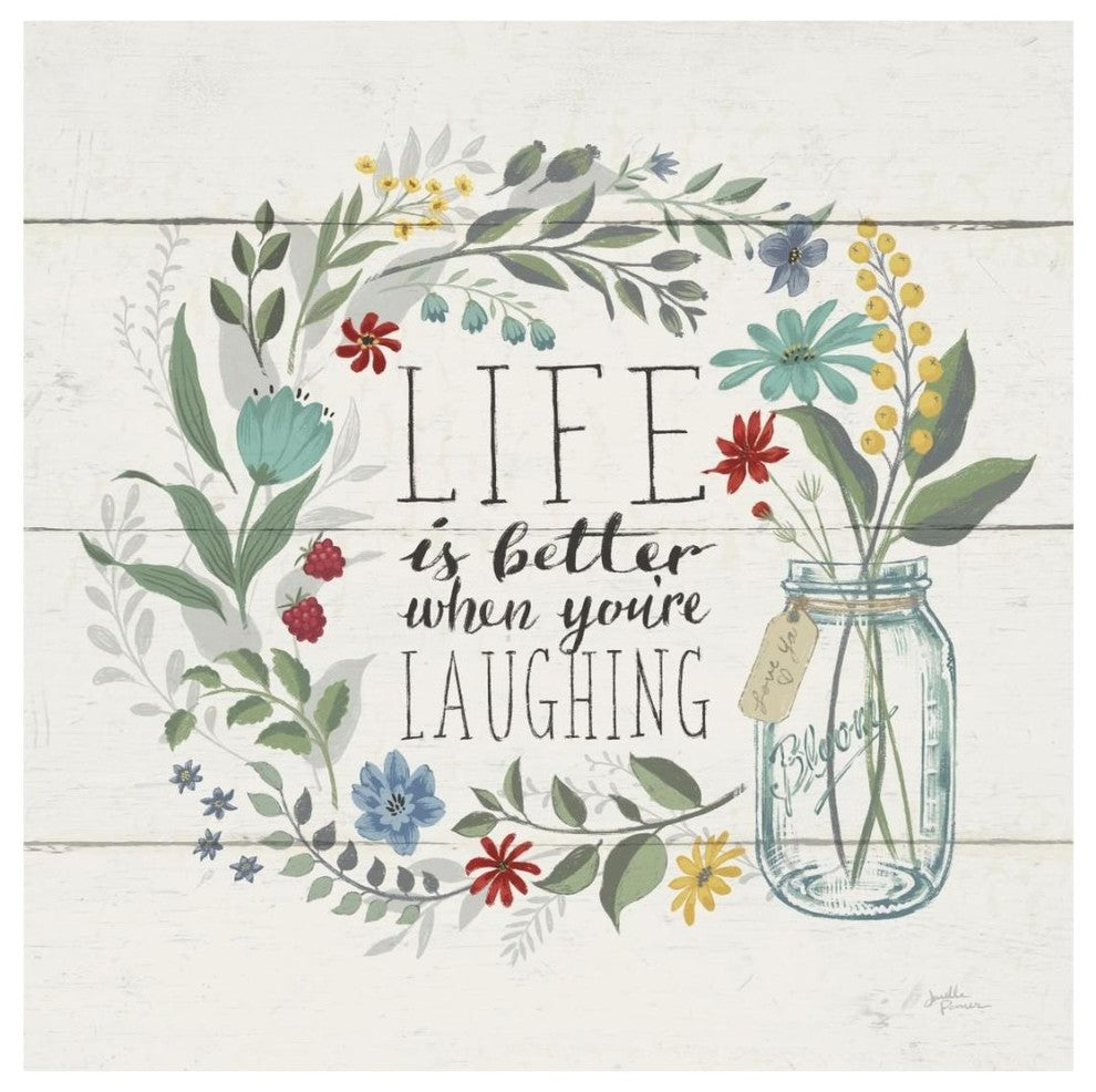 "Blooming Thoughts I" Digital Paper Print by Janelle Penner, 20"x20"