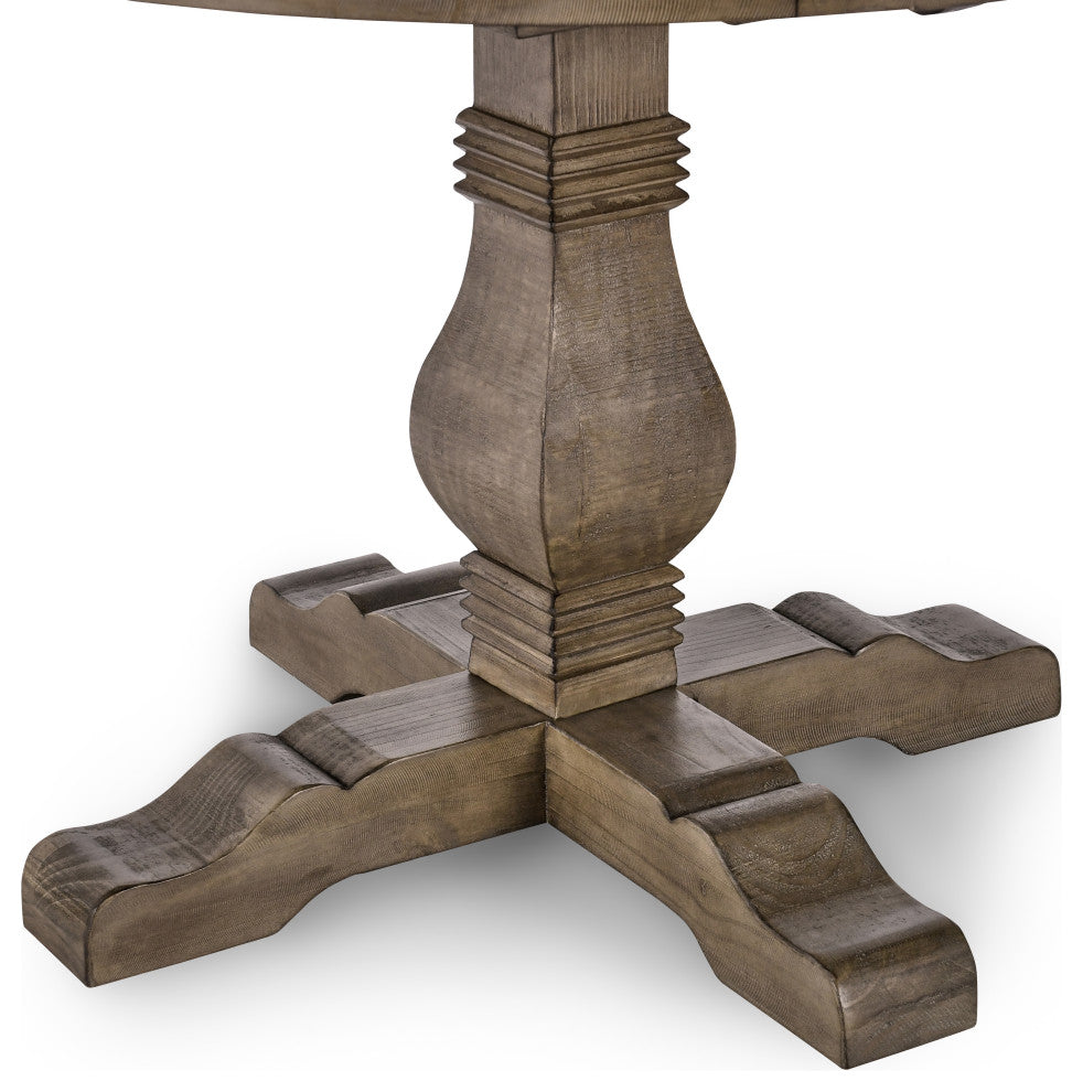 Quincy 42 inch Round Dining Table Desert Gray