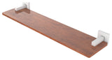 Montero 22" Solid Wood Shelf, Matte White