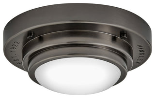 Hinkley Lighting 32704 Porte 7"W LED Flush Mount Bowl Ceiling - Black Oxide