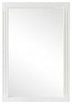 Framed Mirror, 24" Wx36" H, In White